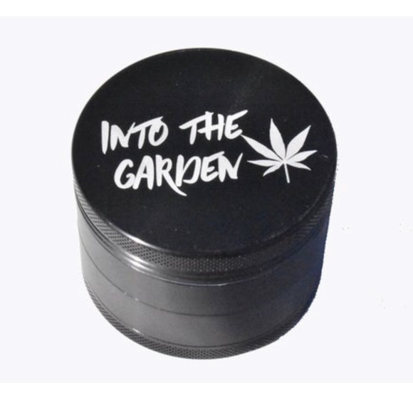 INTO THE GARDEN Other - Black Metal Herb Spice Grinder 4 Piece